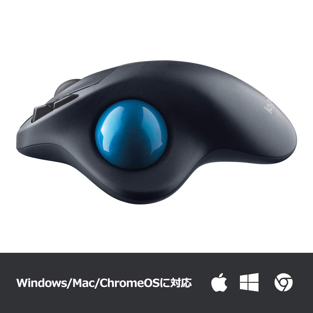 ロジクール ワイヤレスマウス トラックボール 無線 SW-M570 Unifying 5ボタン トラックボールマウス 電池寿命最大18ケ月 国内正規品
