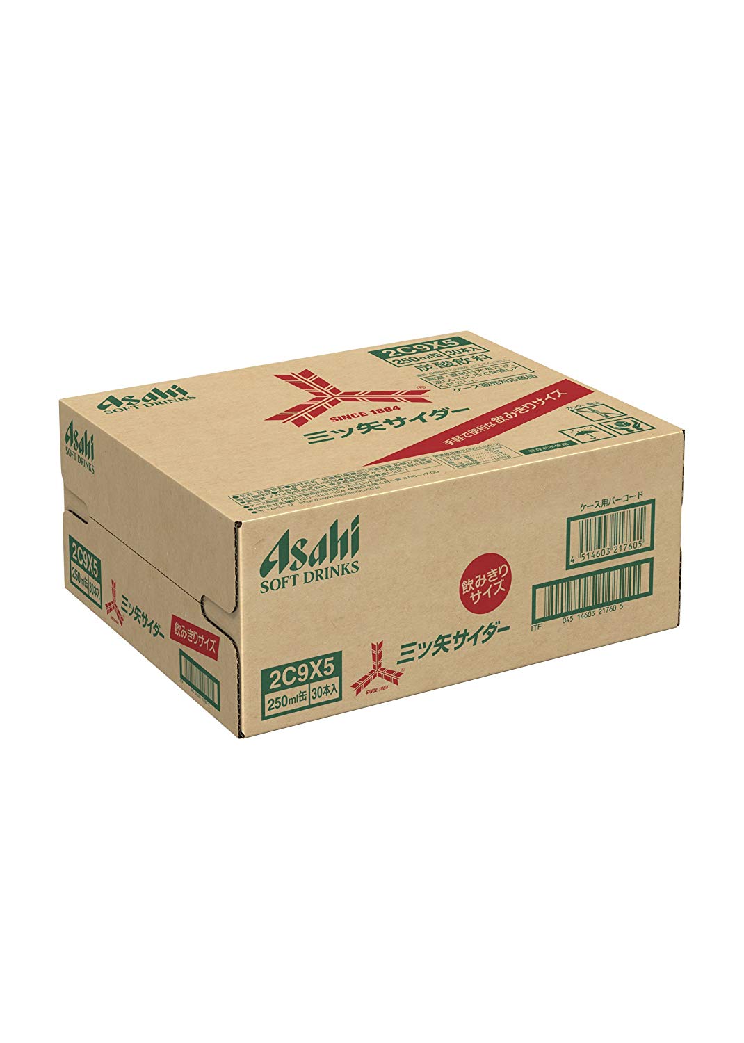 アサヒ飲料 三ツ矢サイダー 缶 250ml×30本