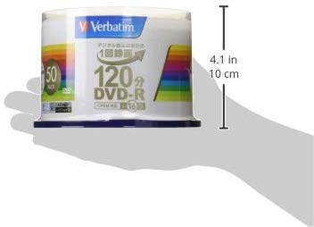 三菱ケミカルメディア Verbatim 1回録画用DVD-R(CPRM) VHR12JP50V4 (片面1層/1-16倍速/50枚)