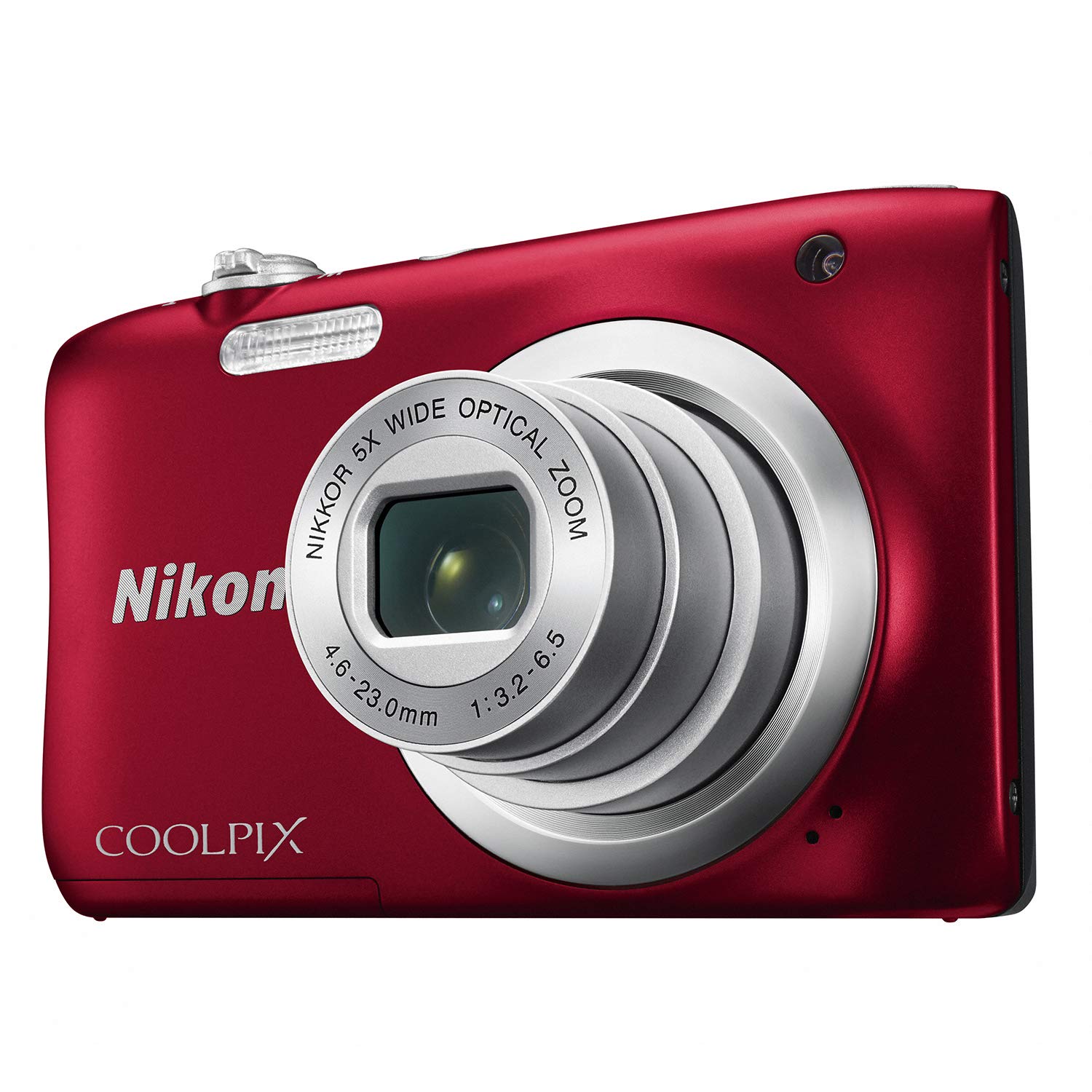 Nikon デジタルカメラ COOLPIX A100 光学5倍 2005万画素 レッド A100RD