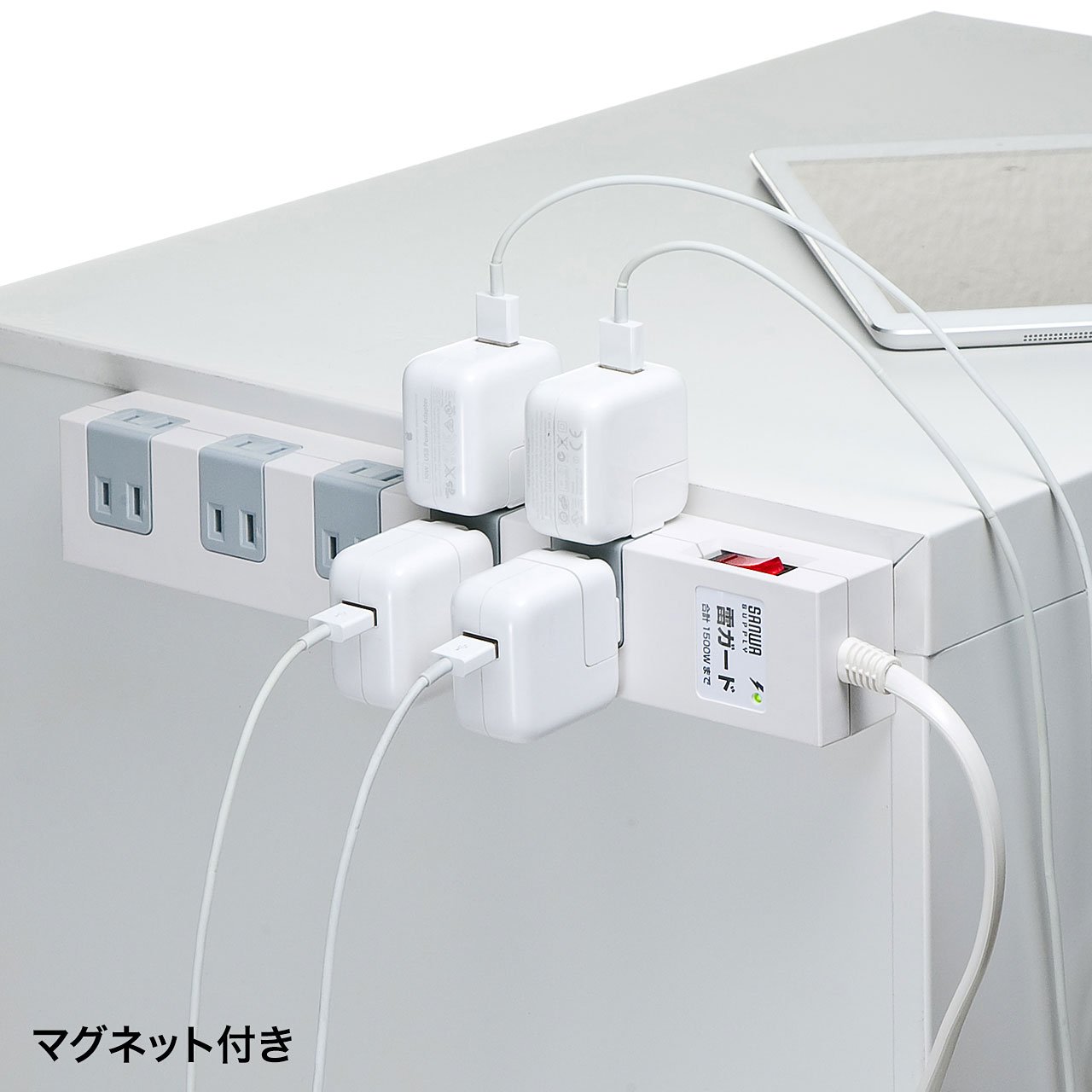 サンワサプライ 電源タップ 雷ガードタップ 10個口・2P 3m TAP-SP2110-3