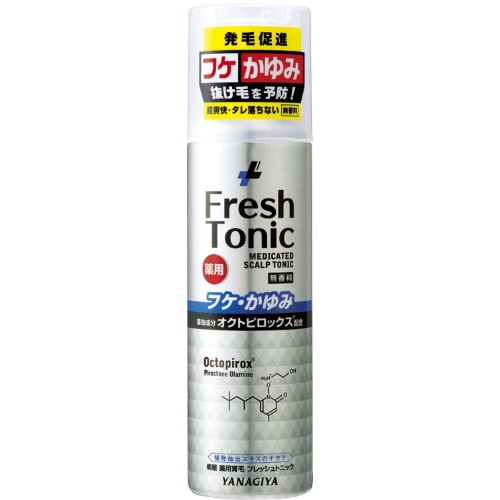 柳屋 薬用育毛 フレッシュトニック フケ・かゆみ &lt;無香料&gt; 190g [医薬部外品]