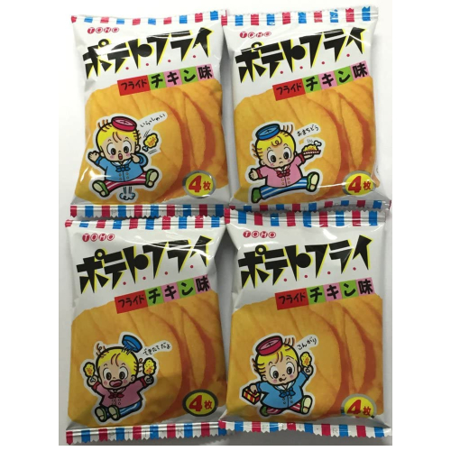 TOHO 東豊製菓 ポテトフライ フライドチキン味 4枚入(11g) 1ボール(20個入)