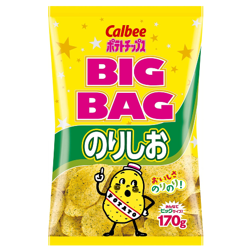 カルビー ポテトチップス ビッグバック のりしお 170g × 12袋
