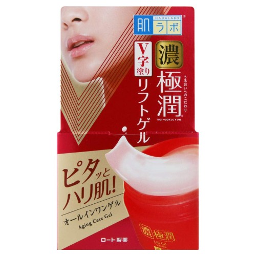 肌ラボ 濃極潤 V字塗りオールインワンリフトゲル ヒアルロン酸4種×ハリ肌サポート成分3種配合 100g