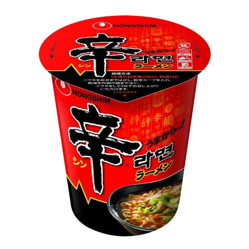 農心ジャパン 辛ラーメンカップ 68g×12個