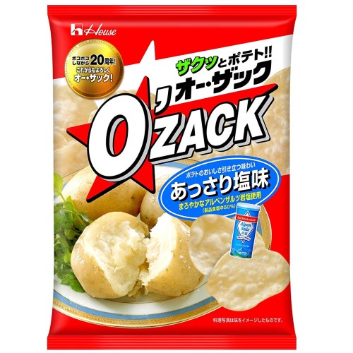 ハウス食品 オーザックあっさり塩 68g×12袋