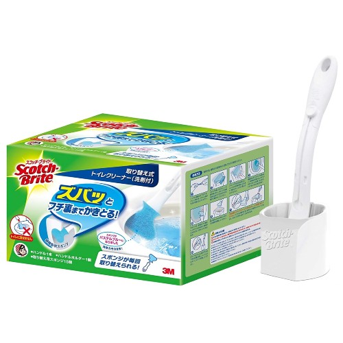 3M トイレブラシ クリーナー 本体 洗剤付 取替15個 スコッチブライト T-557-HC15RF