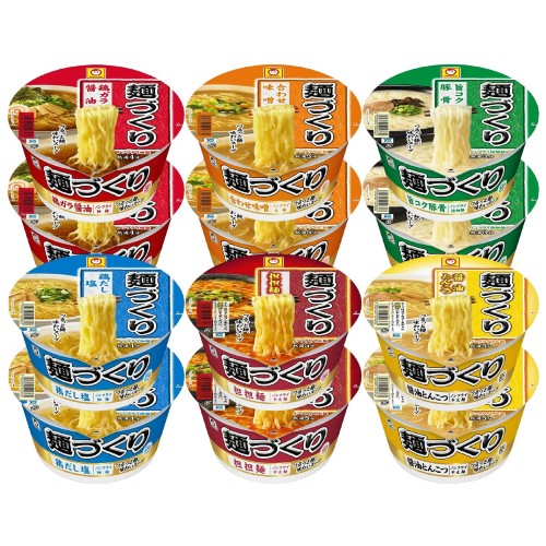 マルちゃん 麺づくり カラフル6種セット