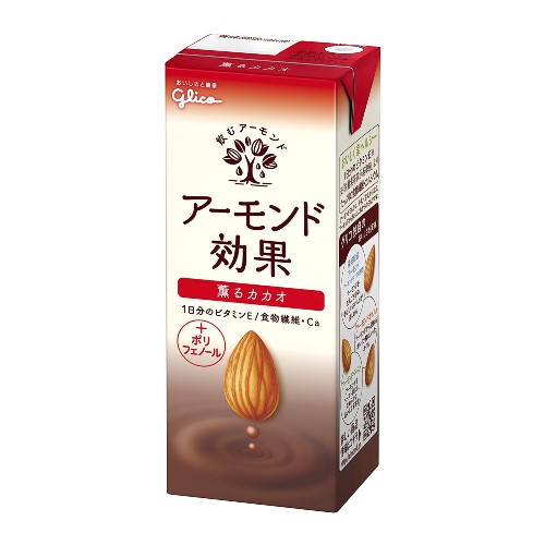 グリコ アーモンド効果 薫るカカオ 200ml×24本