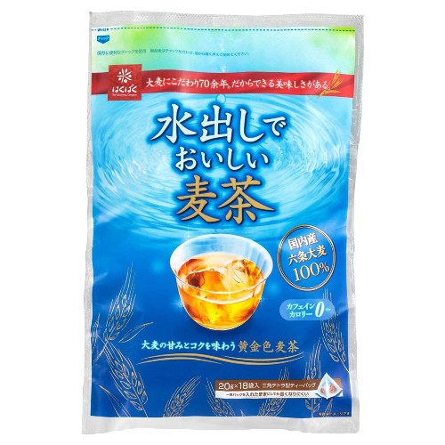 はくばく 水出しでおいしい麦茶 360g×12袋