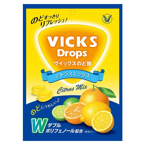 大正製薬 ヴイックスのど飴 シトラスミックス 70g×6袋