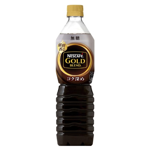 ネスカフェ ゴールドブレンド コク深め ボトルコーヒー 無糖 900ml×12本