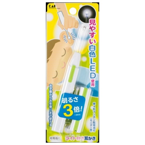 KQ0291 ライト付き耳かき 白