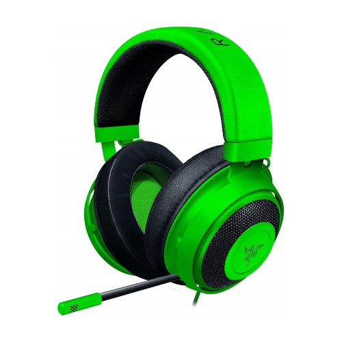 Razer Kraken Green ゲーミングヘッドセット アナログ接続 PS4 PC Switch スマートフォン 冷却ジェルパッド RZ04-02830200-R3M