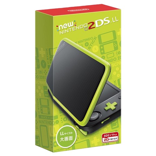 Newニンテンドー2DS LL 【ブラック×ライム】