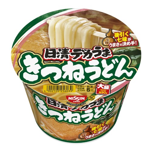 日清 デカうま きつねうどん 106g×12個