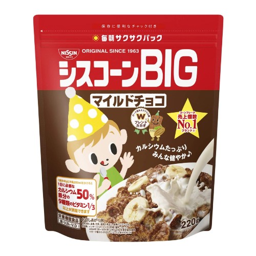 日清シスコ シスコーンBIG マイルドチョコ 220g×6袋