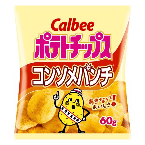 カルビー ポテトチップス コンソメパンチ 60g × 12袋