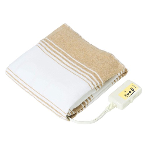 LIFEJOY 電気毛布 敷き シングル 洗える 省エネ 家計に優しい 130cm×80cm ブラウン リバーシブル BS402