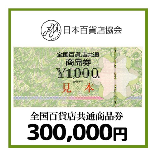 全国百貨店共通券（300,000円）