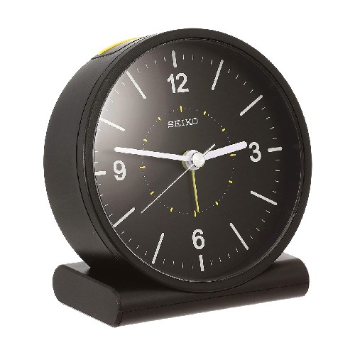 セイコー クロック 目覚まし時計 電波 アナログ 黒 KR328K SEIKO
