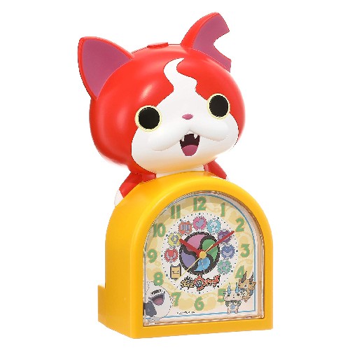 セイコー クロック 目覚まし時計 妖怪ウォッチ ジバニャン キャラクター型 おしゃべり アラーム アナログ JF378A SEIKO