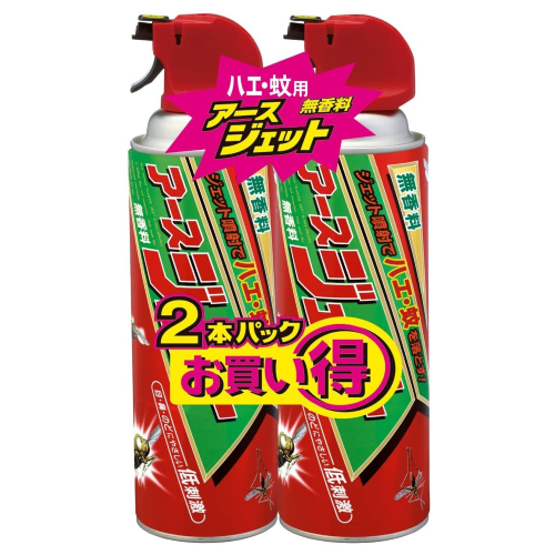 アースジェット 殺虫スプレー [ハエ・蚊用 450mLx2本]