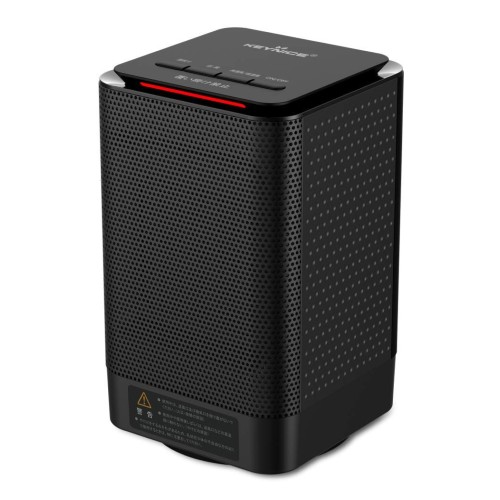 KEYNICE ヒーター 小型 ファンヒーター 首振り 電気ストーブ セラミックヒーター 電気ファンヒーター 3段階切替 速暖 コンパクト 足元 省エネ 暖房器具 ブラック