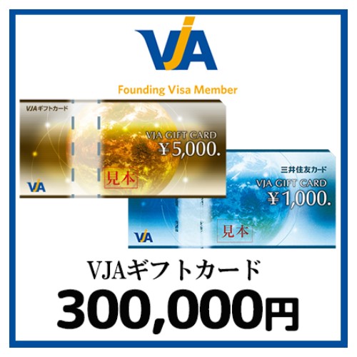 VJA（VISA)ギフトカード（300,000円）