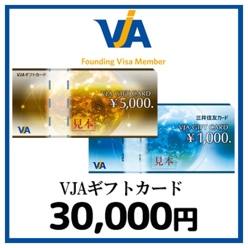 VJA（VISA)ギフトカード（30,000円）