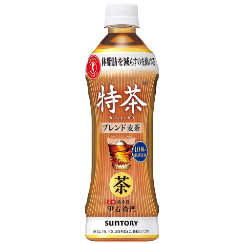 [トクホ]サントリー 伊右衛門 特茶 カフェインゼロ お茶 500ml×24本