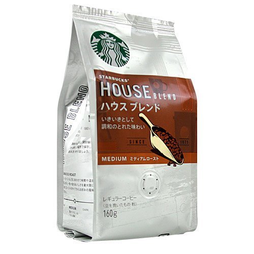 スターバックス「Starbucks(R)」 ハウス ブレンド　中細挽きタイプ　1ケース【1袋(160g)×6】