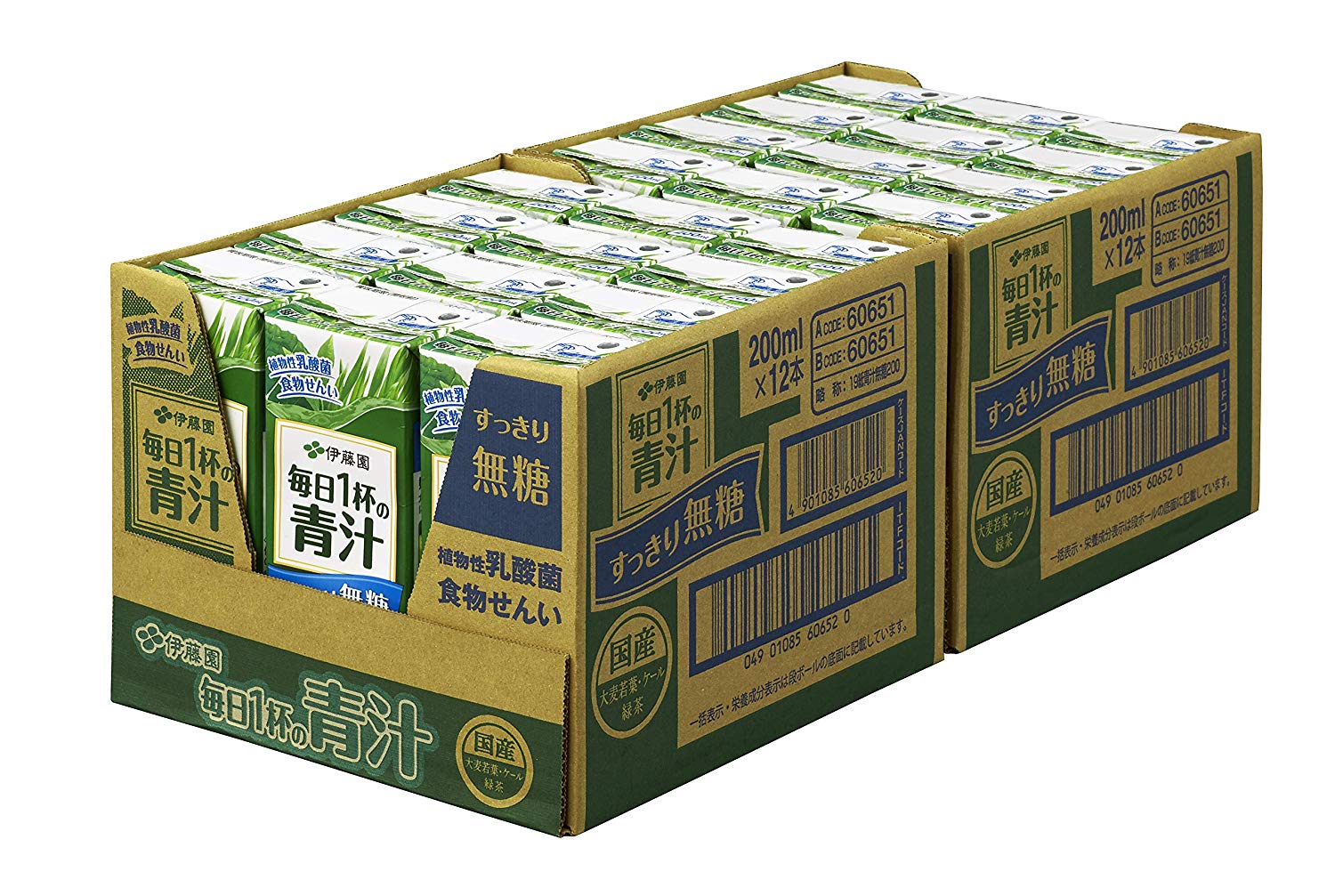 伊藤園 毎日1杯の青汁 無糖タイプ (紙パック) 200ml×24本